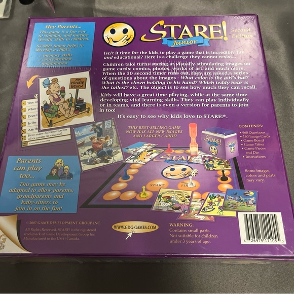 Stare! Junior Board Game Second Edition GDG New Sealed 2-10 Player - Picture 3 of 3